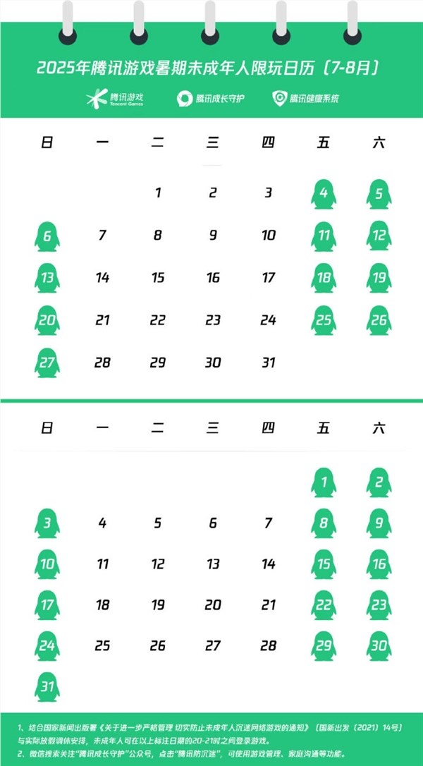 两个月只能玩27小时 腾讯、网易未成年人暑期“限玩”