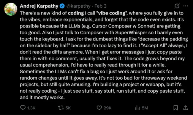 AI圈新潮流：不聊Vibe就落伍了？