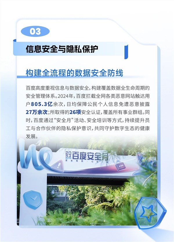 百度：一年为用户拦截恶意网站805亿次