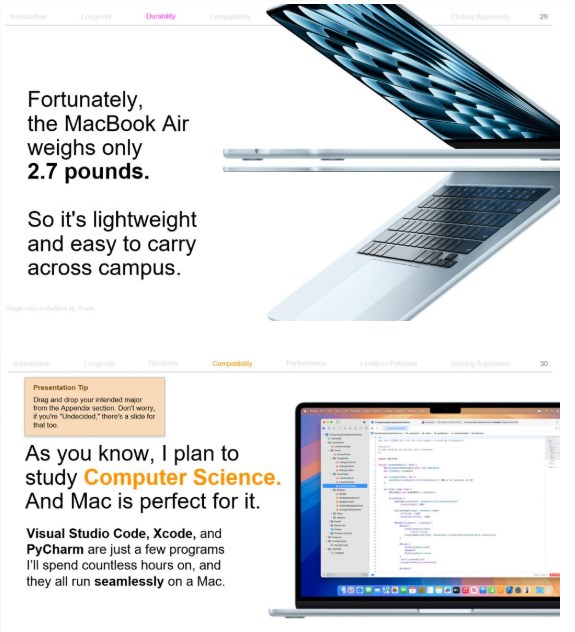苹果精心制作81页幻灯片，助力孩子说服父母购置Mac，降价信息未提及