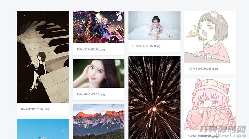 PHP京东图床外链上传+瀑布流图片展示源码