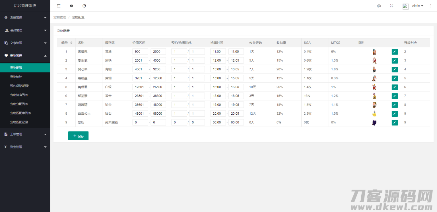 【区块宠物】森林绿UI养殖收益理财区块链系统[签到+团队+实名]
