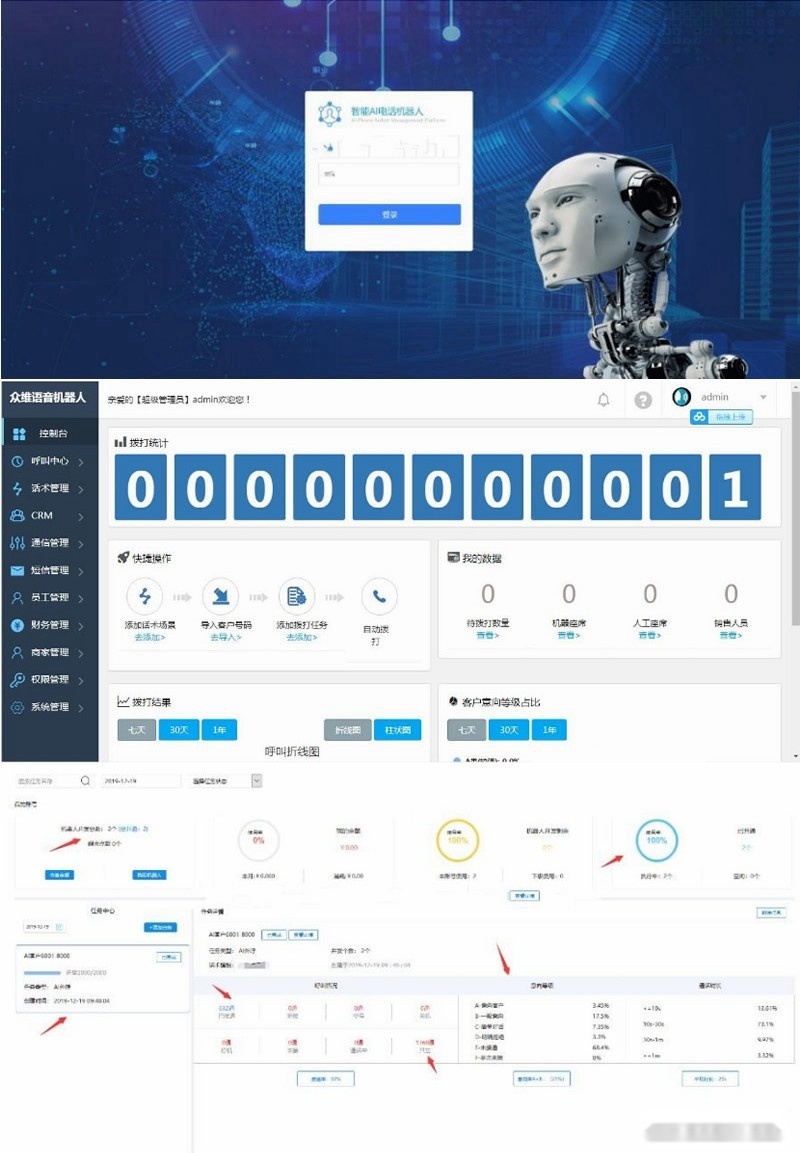 电销语音机器人完整版源码，附带详细安装教程，价值4800元的最新运营版，即刻开始接单赚钱！