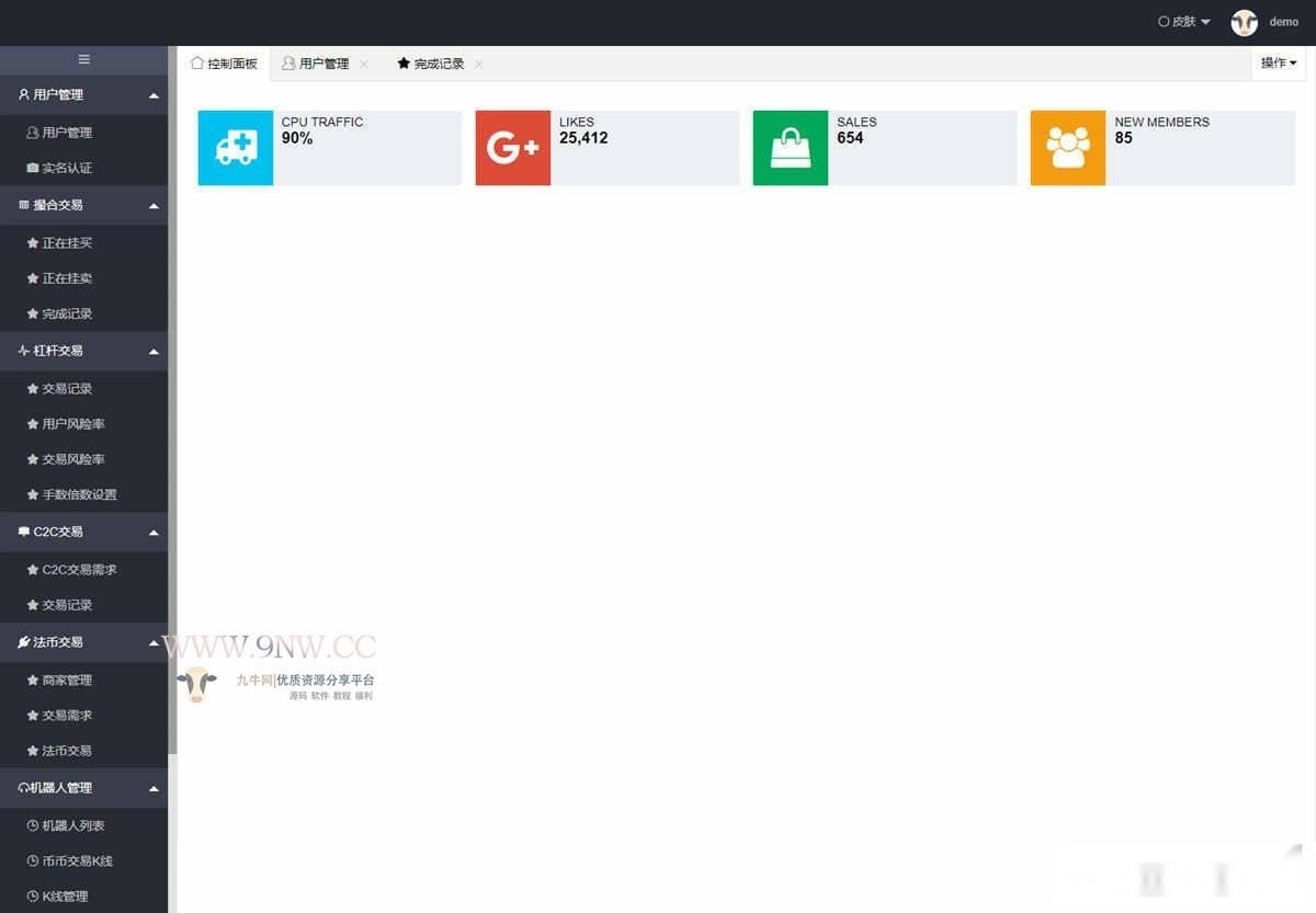 价值高达4万的数字资产交易所优化版源码，功能涵盖币币交易、C2C交易、自动化交易机器人、高效撮合交易以及合约交易。