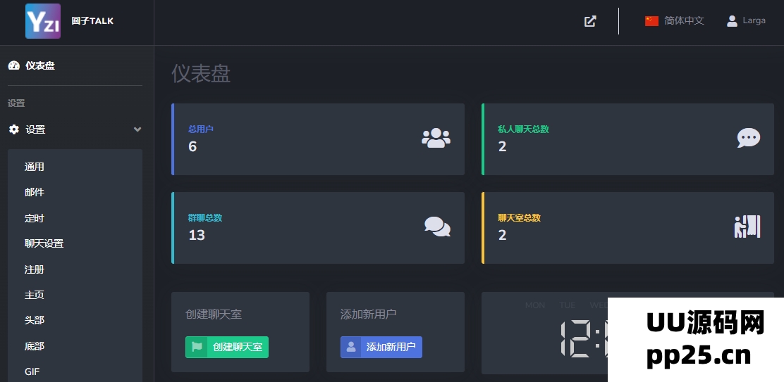 ChatNet V1.11-V1.9 汉化版完整源码，适用于创建公共聊天室及私人聊天程序